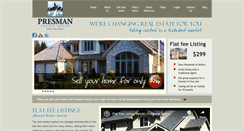 Desktop Screenshot of presmanrealty.com